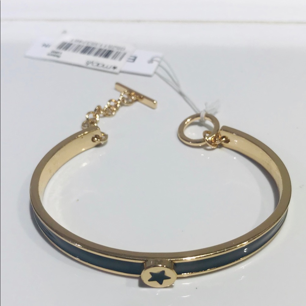 NWT BCBG Generation fantasy gold/black bangle